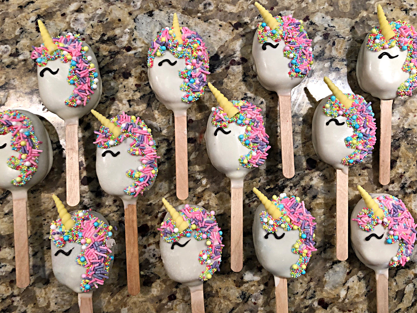 unicorn cakesicles