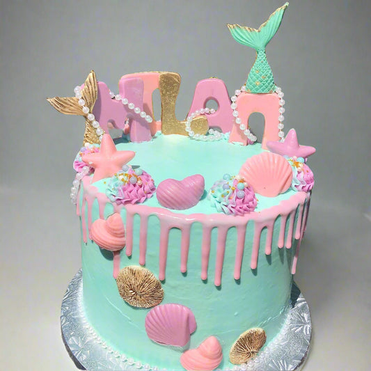 Mermaid Drip Cake